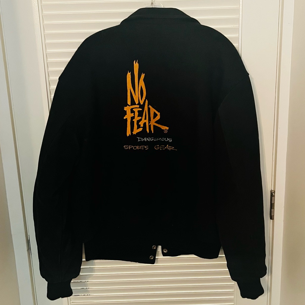 Iconic Brand No Fear Vintage Jacket Only One Made And Worn By Brand Founder